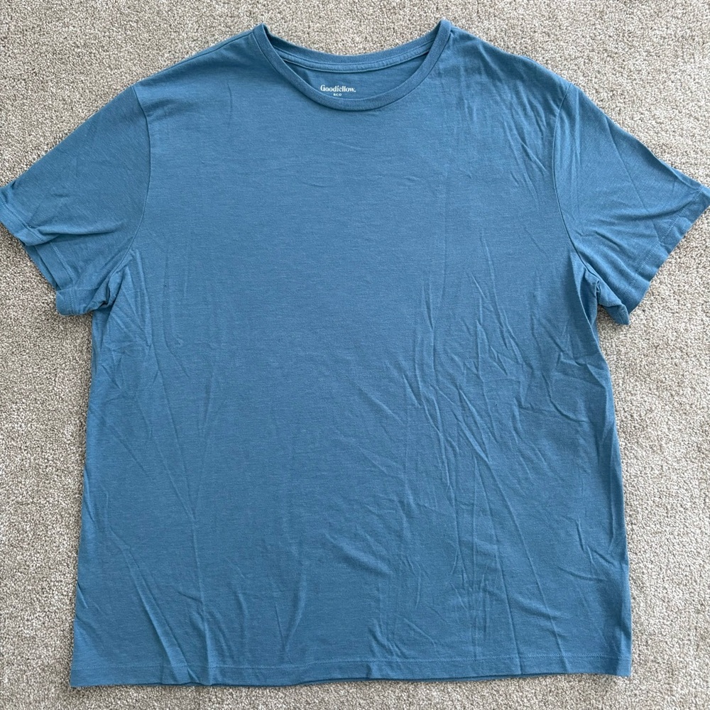 Goodfellow Lyndale Tee for Men - Blue Size XL - Like New
